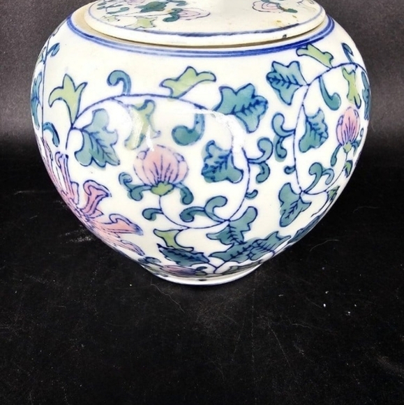 Vintage floral‎ ginger jar - Picture 5 of 5